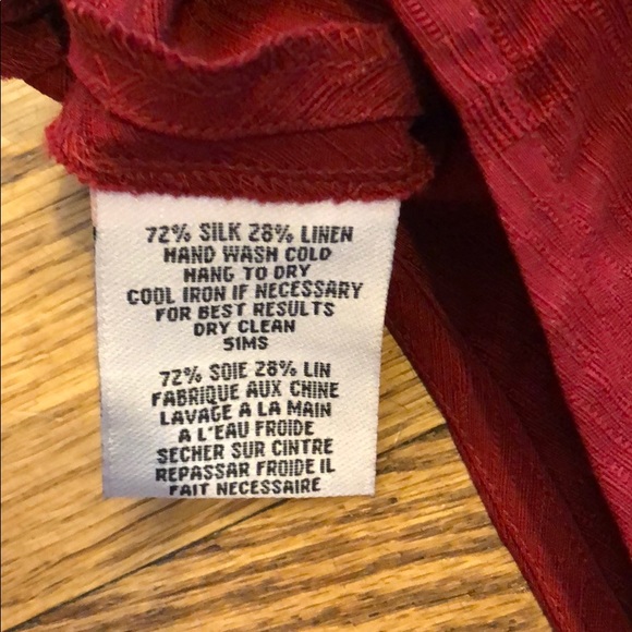 Eileen Fisher Silk-Linen Blend Tea-length Dress - Picture 7 of 9